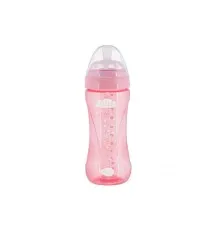 Пляшечка для годування Nuvita Mimic Cool 330мл рожева (NV6052PINK)