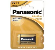 Батарейка Panasonic Крона 6LR61 Alkaline Power * 1 (6LR61REB/1BP)