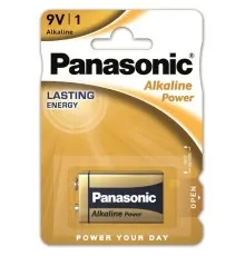 Батарейка Panasonic Крона 6LR61 Alkaline Power * 1 (6LR61REB/1BP)