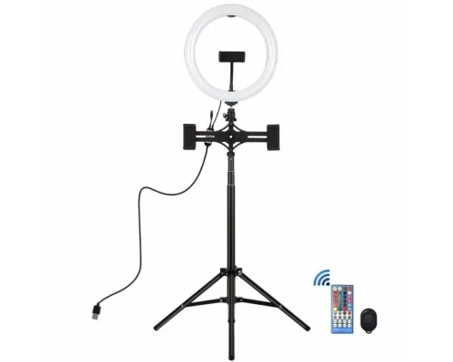 Набор блогера Puluz Ring USB RGBW LED lamp PKT3055B 10.2 + tripod 1.65 м (PKT3055B)