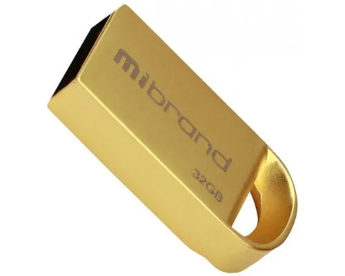 USB флеш накопичувач Mibrand 32GB lynx Gold USB 2.0 (MI2.0/LY32M2G)