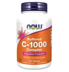 Витамин Now Foods Комплекс Витамина C-1000, с 250 мг биофлавоноидов, Complex C (NF0700)