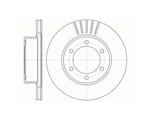 Гальмівний диск REMSA 6562.10