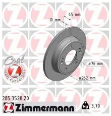 Тормозной диск ZIMMERMANN 285.3528.20