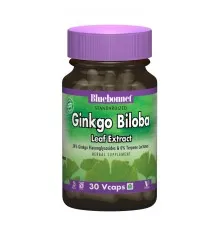 Травы Bluebonnet Nutrition Экстракт Листьев Гинкго Билобы, Ginkgo Biloba Leaf Extract, (BLB1360)