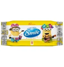 Влажные салфетки Smile Minions 60 шт. (4823071628012)