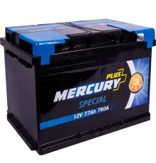 Аккумулятор автомобильный MERCURY battery SPECIAL Plus 77Ah (P47291)