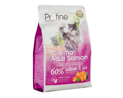 Сухий корм для кішок Profine Cat Derma з лососем і рисом 2 кг (8595602517763)