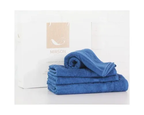 Рушник MirSon набір банних №5085 Elite SoftNess Blueberry 40х70,50х90,70х1 (2200003183559)