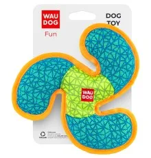 Іграшка для собак WAUDOG Fun Пропелер 21х21 см блакитна (62062)