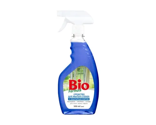 Засіб для миття скла Bio Formula з нашатирним спиртом 500 мл (4820168432385)