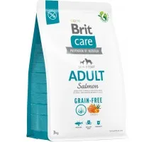 Сухий корм для собак Brit Care Dog Grain-free Adult для малих і середніх порід з лососем 3 кг (8595602558841)