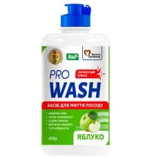 Средство для ручного мытья посуды Pro Wash Яблоко 470 г (4260637723895)