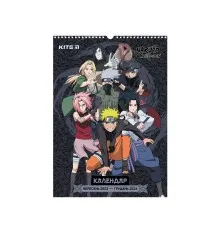 Календар Kite планер настінний Naruto на 2023-2024 рік (NR23-440)