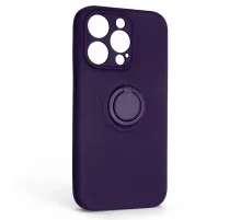 Чохол до мобільного телефона Armorstandart Icon Ring Apple iPhone 14 Pro Dark Purple (ARM68712)