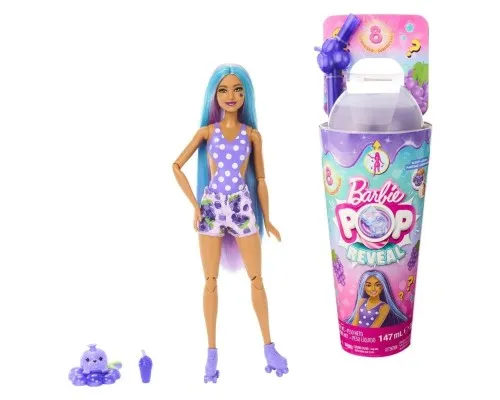 Лялька Barbie Pop Reveal серії Соковиті фрукти – виноградна содова (HNW44)