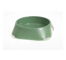 Посуд для собак Fiboo Миска без антиковзких накладок L зелена (FIB0157)