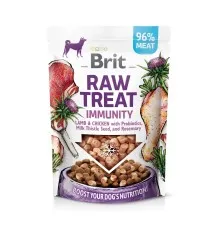 Ласощі для собак Brit Raw Treat freeze-dried Immunity ягня і курка 40 г (8595602564453)