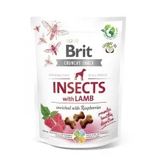 Лакомство для собак Brit Care Dog Crunchy Cracker Insects насекомые, ягненок и малина, 200 г (8595602551477)