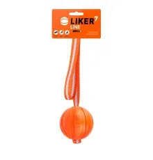 Игрушка для собак Liker Line Мячик с лентой 7 см (6287)