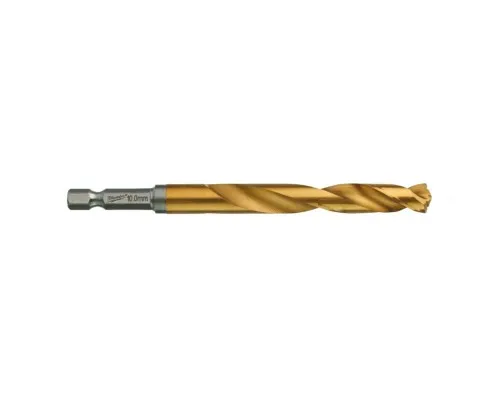 Сверло Milwaukee по металлу RedHEX HSS-G TiN, 10 мм (5шт) (4932478184)