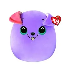 Мягкая игрушка Ty Squish-a-Boos Фиолетовый пес Bitsy 20 см (39225)