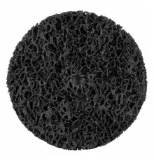Круг зачистной Sigma из нетканого абразива (коралл) 100мм без держателя черный мягкий (9175821)