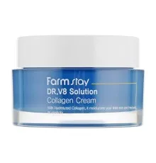 Крем для лица FarmStay DR.V8 Solution Collagen Cream Антивозрастной с коллагеном 50 мл (8809624723614)