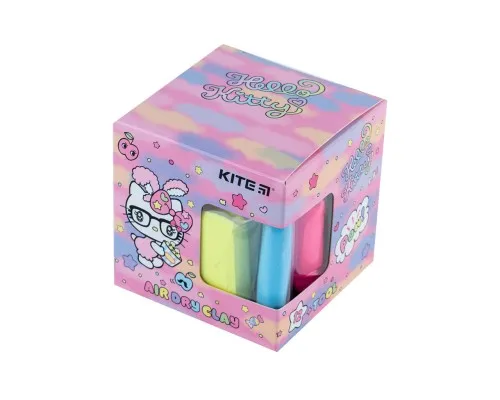 Пластилін Kite Hello Kitty повітряний (12 кольорів.+формочка) (HK23-135)