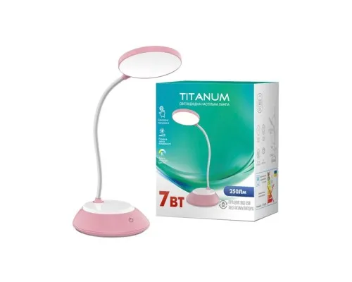 Настільна лампа TITANUM DC3 with battery TLTF-022P 7W 3000-6500K USB (26845)