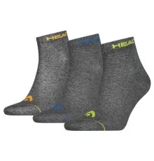 Шкарпетки Head Quarter 3P Unisex 761011001-002 3 пари Темно-сірий 35-38 (8718824970370)