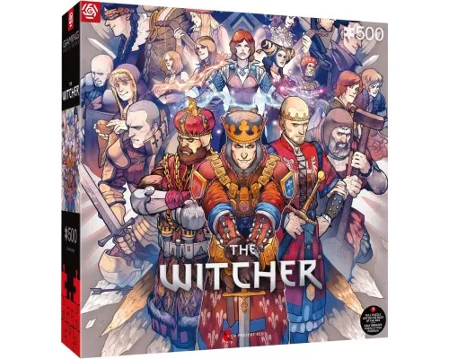 Пазл GoodLoot The Witcher Northern Realms 500 елементів (5908305246756)