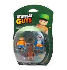 Фігурка Stumble Guys набір колекційних - Мегалодон, Містер Стамбл, Капібара (SG2020-1)