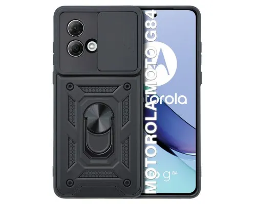 Чохол до мобільного телефона BeCover Military Motorola Moto G84 Black (710675)