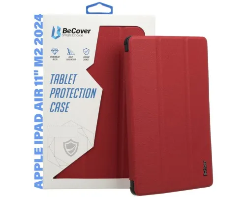 Чехол для планшета BeCover Smart Case Apple iPad Air 11" M2 2024 Red Wine (711596)