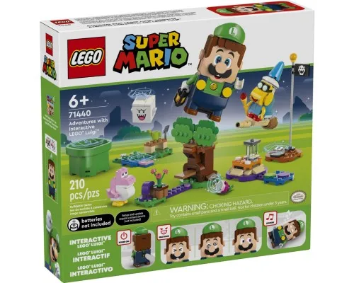 Конструктор LEGO Super Mario Пригоди з інтерактивним LEGO Луїджі (71440)