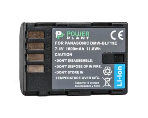 Аккумулятор к фото/видео PowerPlant Panasonic DMW-BLF19 (DV00DV1355)