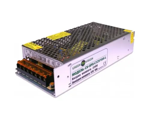 Блок живлення для систем відеоспостереження Greenvision GV-SPS-C 12V10A-L (3450)
