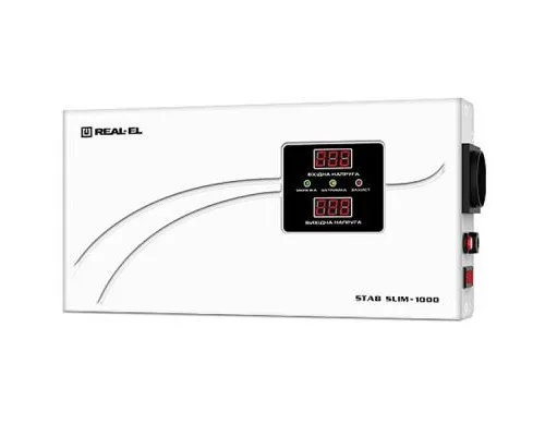 Стабилизатор REAL-EL STAB SLIM-1000, white (EL122400007)