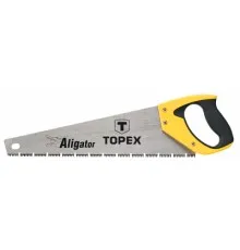 Ножовка Topex по дереву, 400 мм, "Aligator", 7TPI (10A441)