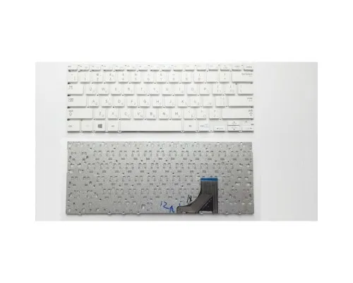 Клавіатура ноутбука Samsung 13.3 NP-530U3B, NP-530U3C, NP-535U3C Series белая UA/RU/US (A46102)