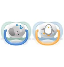 Пустышка Philips AVENT Ultra Air Animal для мальчиков 0-6 мес (SCF080/05)