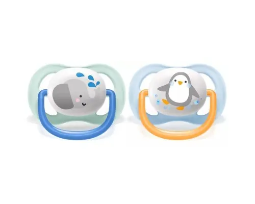 Пустышка Philips AVENT Ultra Air Animal для мальчиков 0-6 мес (SCF080/05)