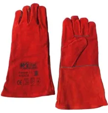 Захисні рукавички Werk замшеві (червоні) (59378)