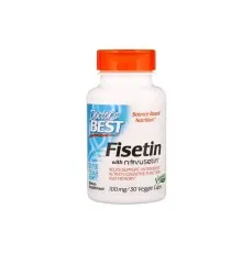 Антиоксидант Doctor's Best Підтримка Мозку, Фісетін, Fisetin with Novusetin, 100 мг, 30 (DRB-00227)
