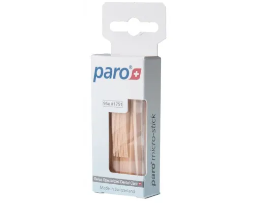 Зубочистки Paro Swiss micro-sticks Медичні мікро-зубочистки 96 шт. (7610458017517)
