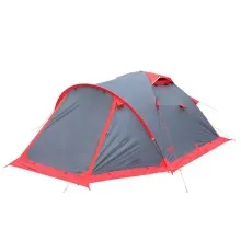 Палатка Tramp Mountain 3 V2 Grey/Red (TRT-023)