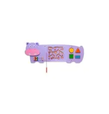Розвиваюча іграшка Viga Toys Бізіборд Бегемотик (50470FSC)