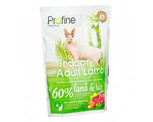 Сухий корм для кішок Profine Cat Indoor з ягням і рисом 300 г (8595602517725)