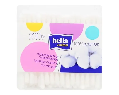 Ватные палочки Bella Cotton 200 шт. (5900516400040)
